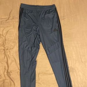 Navy blue adidas sweatpants